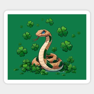 St. Patrick’s Day Shamrock Snake Magnet